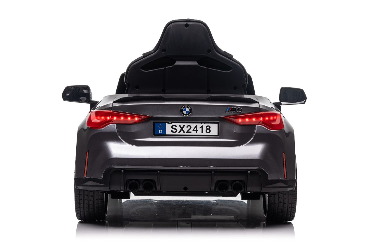 Masinuta electrica pentru copii BMW M4 Competition 12V 90W (sx2418) Gri metalizat - Autokids.ro - poza 5
