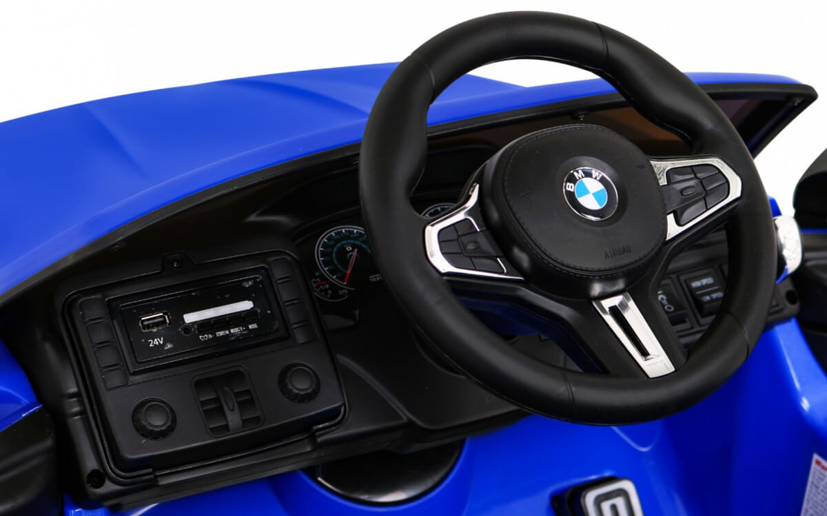 Masinuta electrica pentru copii BMW M5 F90 Lux 12V (2118) Albastru - Autokids.ro - poza 5