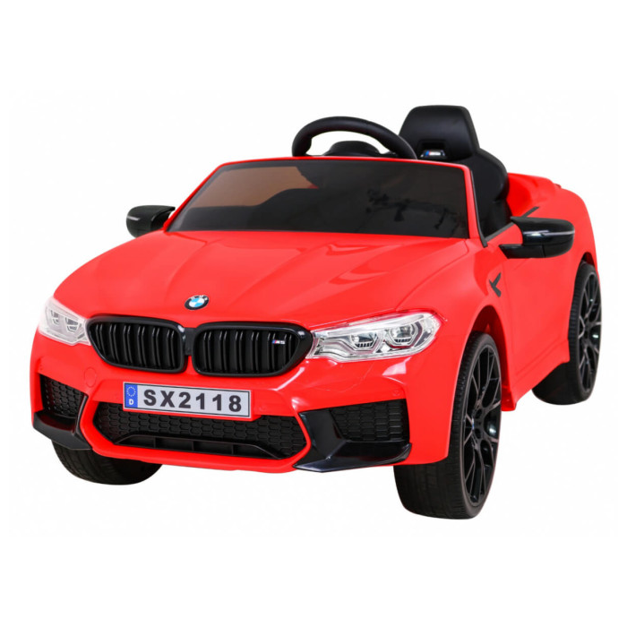 Masinuta electrica pentru copii BMW M5 F90 Lux 12V (2118) Rosu - Autokids.ro - poza 1