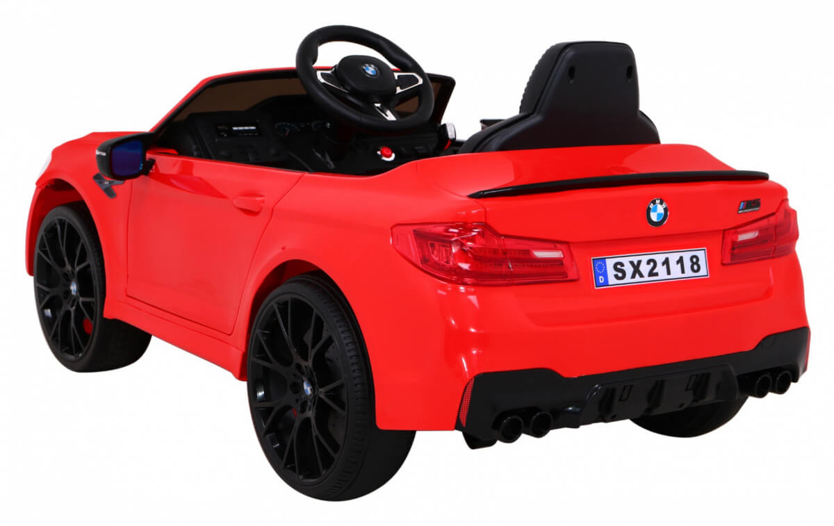 Masinuta electrica pentru copii BMW M5 F90 Lux 12V (2118) Rosu - Autokids.ro - poza 3