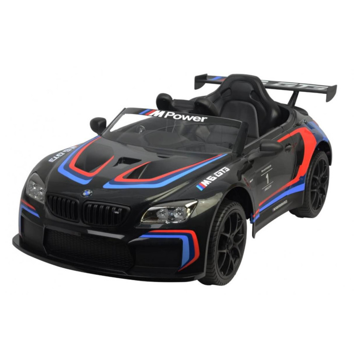 Masinuta electrica pentru copii BMW M6 GT3 (6666), Negru - Autokids.ro - poza 1