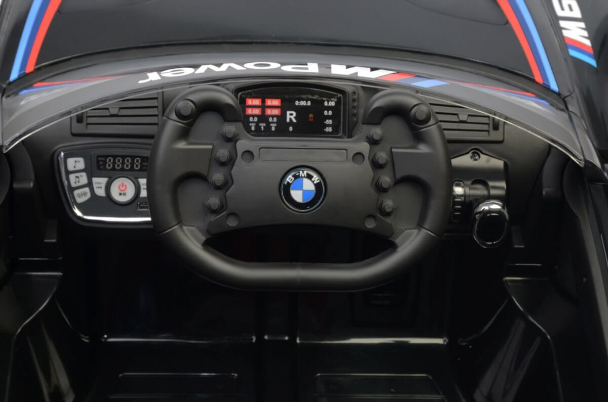 Masinuta electrica pentru copii BMW M6 GT3 (6666), Negru - Autokids.ro - poza 3
