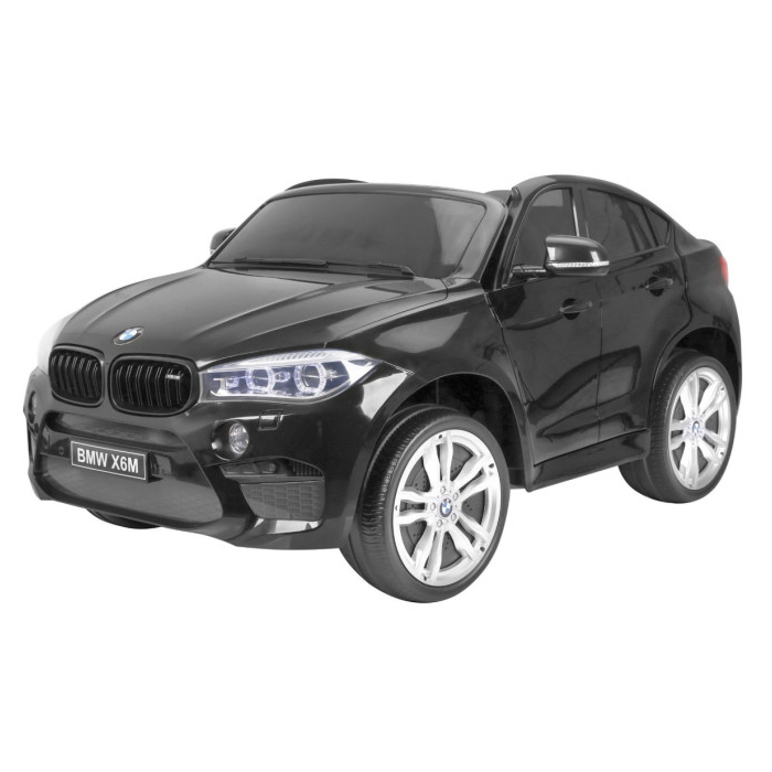 Masinuta electrica pentru copii BMW X6M (2168) XXL cu 2 locuri, Negru metalizat - Autokids.ro - poza 1