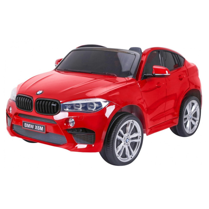 Masinuta electrica pentru copii BMW X6M (2168) XXL cu 2 locuri, Visiniu metalizat - Autokids.ro - poza 1