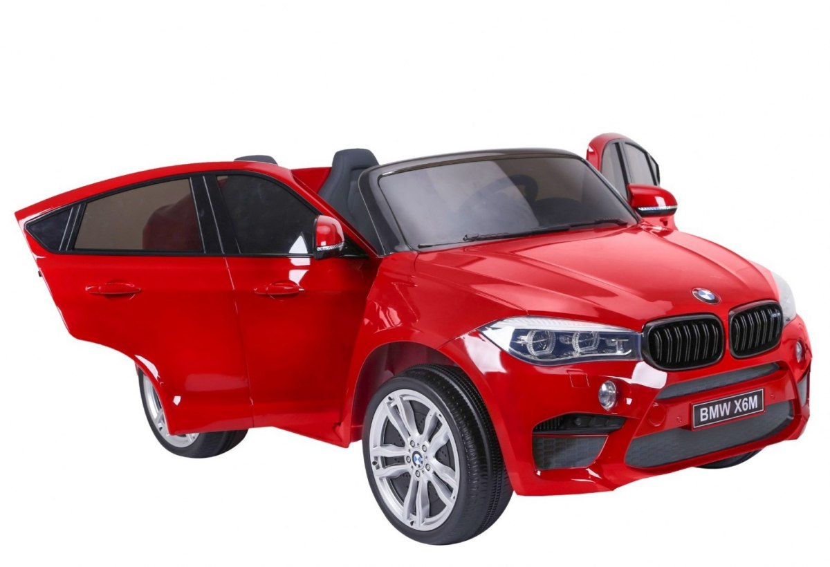 Masinuta electrica pentru copii BMW X6M (2168) XXL cu 2 locuri, Visiniu metalizat - Autokids.ro - poza 3