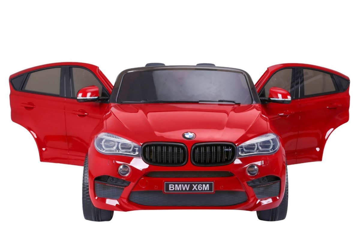 Masinuta electrica pentru copii BMW X6M (2168) XXL cu 2 locuri, Visiniu metalizat - Autokids.ro - poza 4