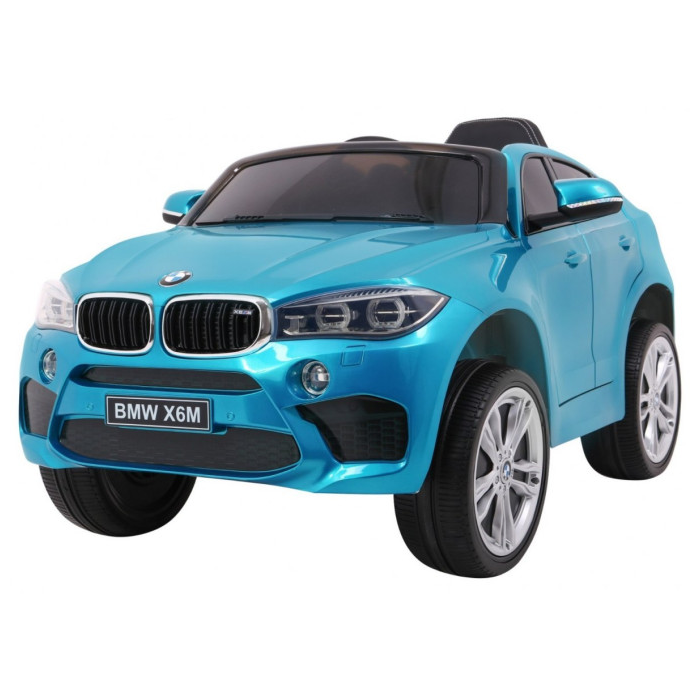 Masinuta electrica pentru copii BMW X6M (2199) Albastru metalizat - Autokids.ro