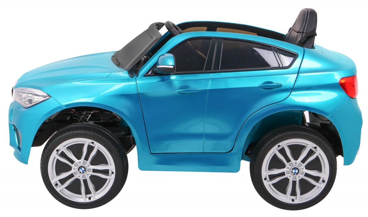 Masinuta electrica pentru copii BMW X6M (2199) Albastru metalizat - Autokids.ro - poza 5