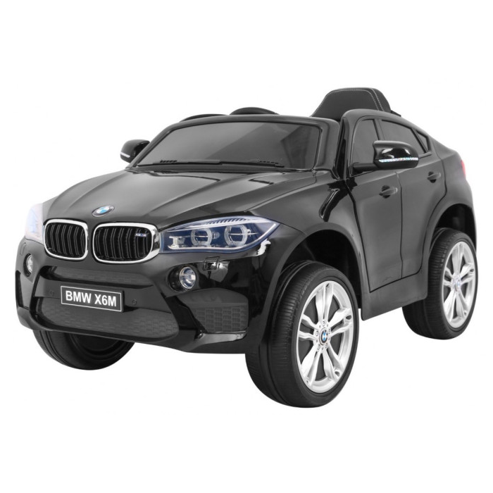 Masinuta electrica pentru copii BMW X6M (2199) Negru metalizat - Autokids.ro