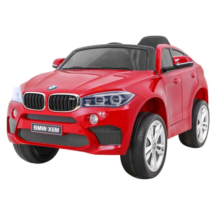 Masinuta electrica pentru copii BMW X6M (2199) Visiniu metalizat - Autokids.ro