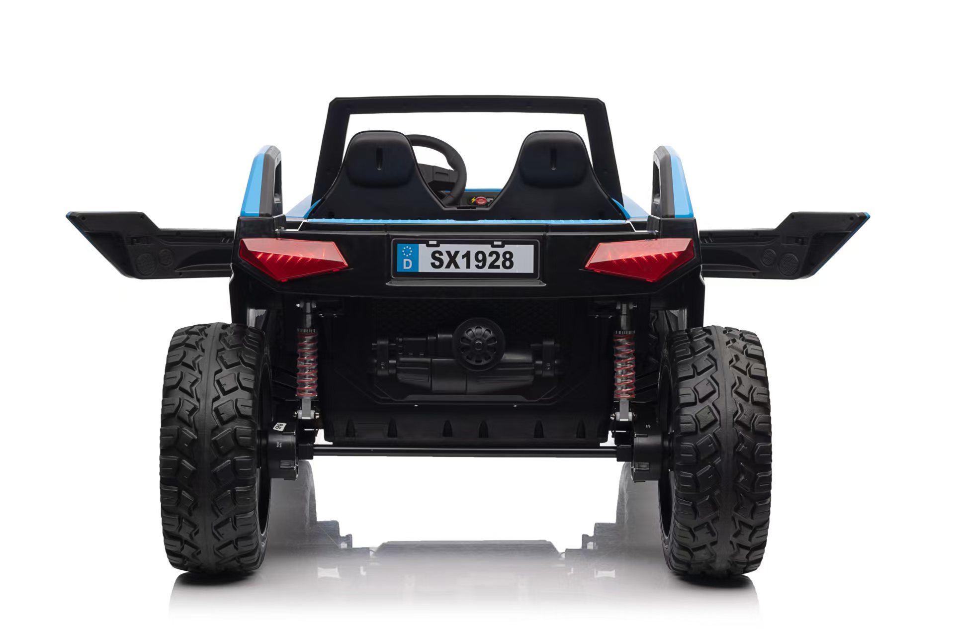 Masinuta electrica pentru copii Buggy XXL 400W cu 2 locuri 24V 4x4 (SX1928) Albastru - Autokids.ro - poza 5