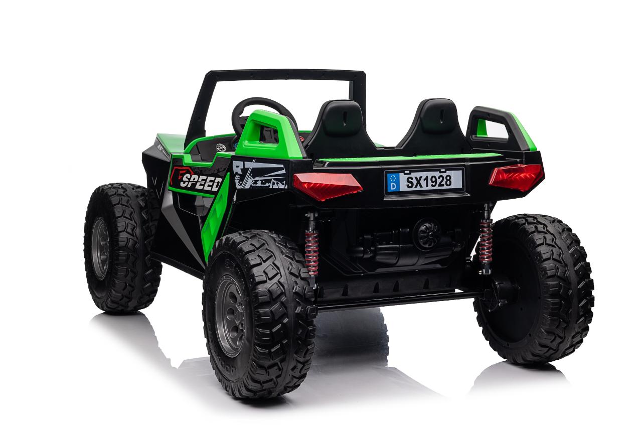 Masinuta electrica pentru copii Buggy XXL 400W cu 2 locuri 24V 4x4 (SX1928) Verde - Autokids.ro - poza 4
