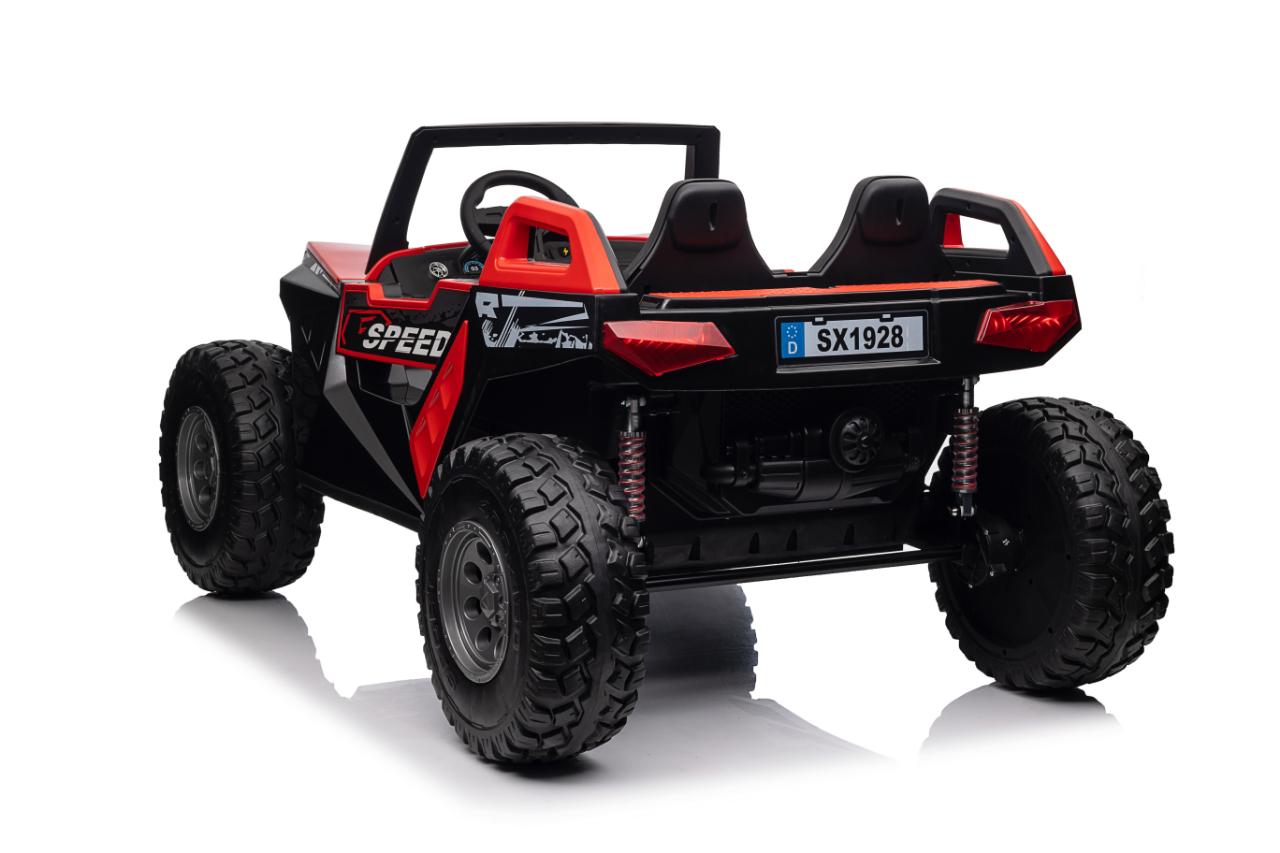 Masinuta electrica pentru copii Buggy XXL 400W cu 2 locuri, 24Volti, 4x4 (SX1928) Rosu - Autokids.ro - poza 3