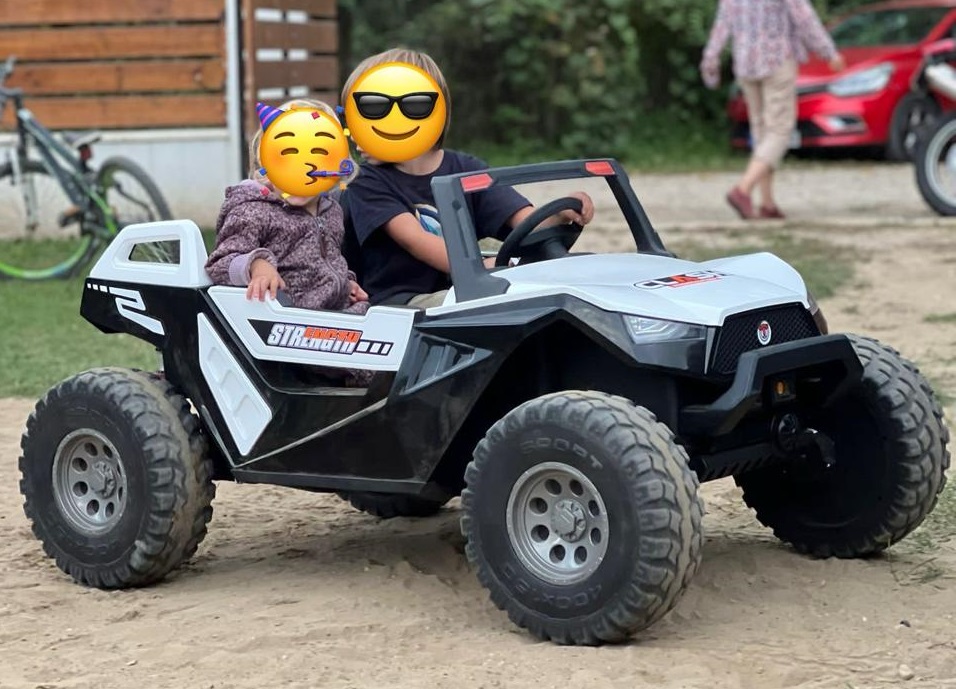 Masinuta electrica pentru copii Buggy XXL cu 2 locuri 24V 400W 4x4 (SX1928) Alb - Autokids.ro - poza 5