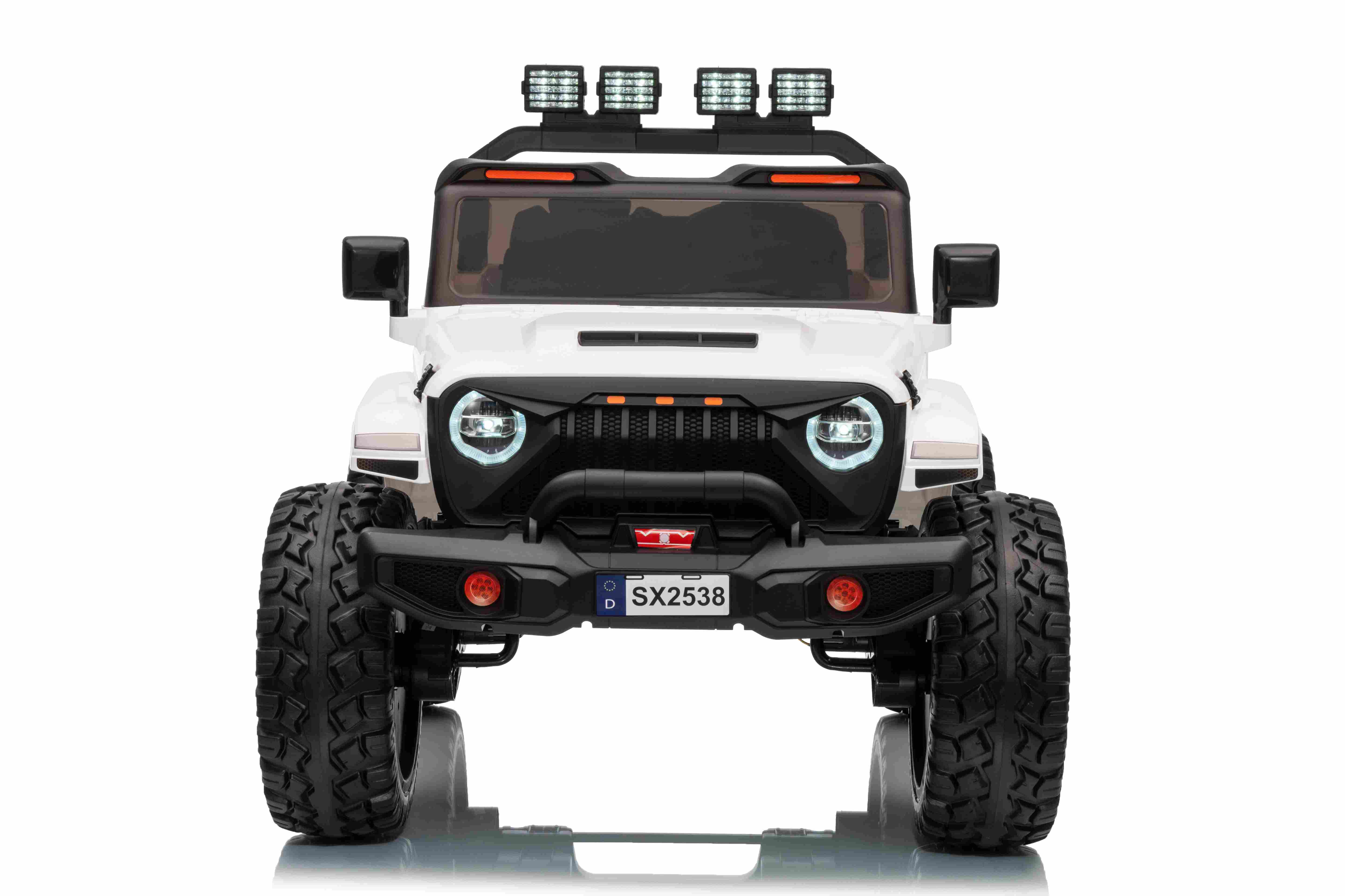 Masinuta electrica pentru copii cu 2 locuri Jeep Extreme Sport 24V 400W 4x4 (2539) Alb - Autokids.ro - poza 3