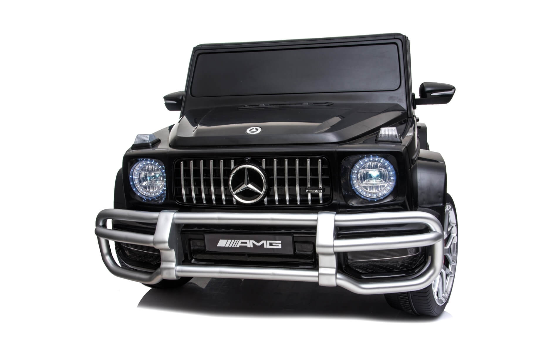 Masinuta electrica pentru copii cu 2 locuri, Mercedes AMG G63 NOU XXL 24V 200W 4x4 (s307) Negru metalizat - Autokids.ro - poza 2