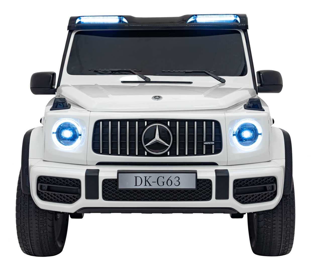 Masinuta electrica pentru copii cu 2 locuri, Mercedes AMG G63 NOU XXL 24V MP4 560W Alb - Autokids.ro - poza 5