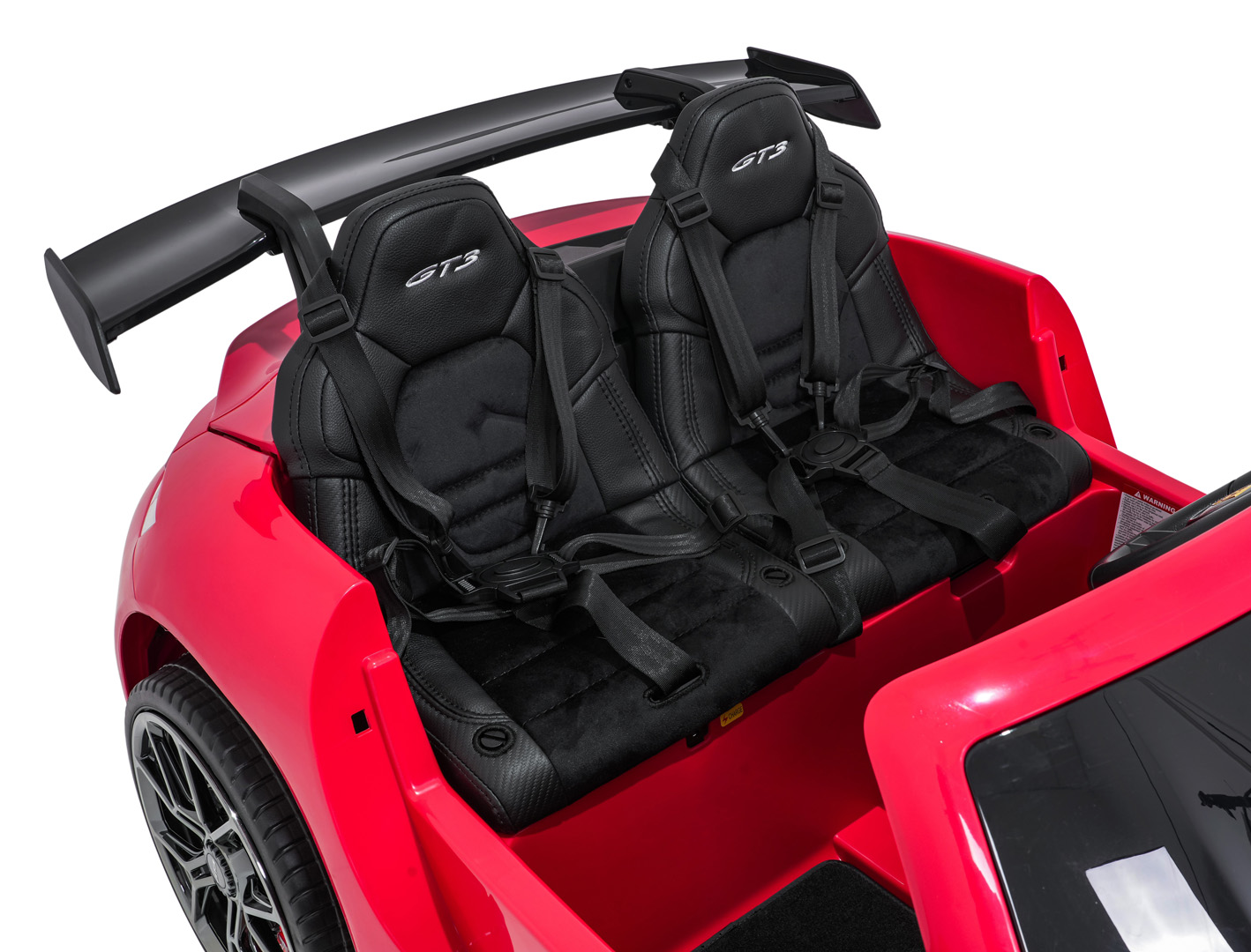 Masinuta electrica pentru copii cu 2 locuri PORSCHE 911 GT3 24V 800W 4x4 (P911) Rosu - Autokids.ro - poza 3