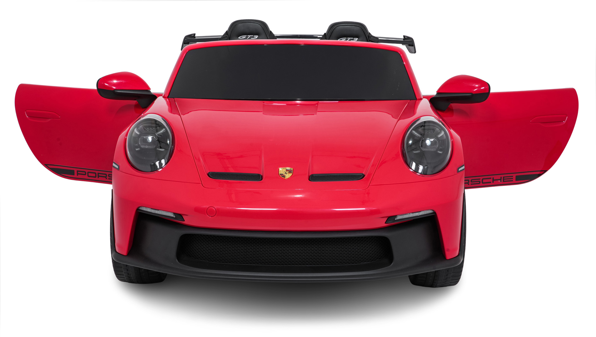 Masinuta electrica pentru copii cu 2 locuri PORSCHE 911 GT3 24V 800W 4x4 (P911) Rosu - Autokids.ro - poza 4