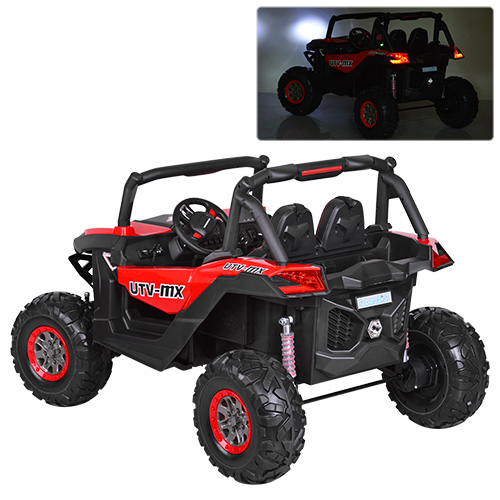 Masinuta electrica pentru copii cu 2 locuri UTV BUGGY POWER 180W 4x4 (ХМХ-603) Rosu - Autokids.ro - poza 4