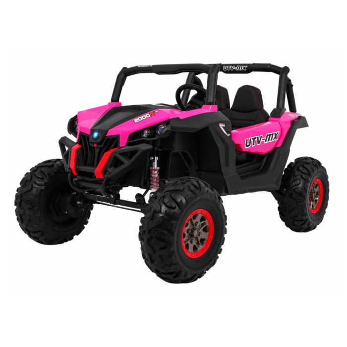 Masinuta electrica pentru copii cu 2 locuri UTV BUGGY POWER 180W 4x4 (ХМХ-603) Roz - Autokids.ro - poza 1
