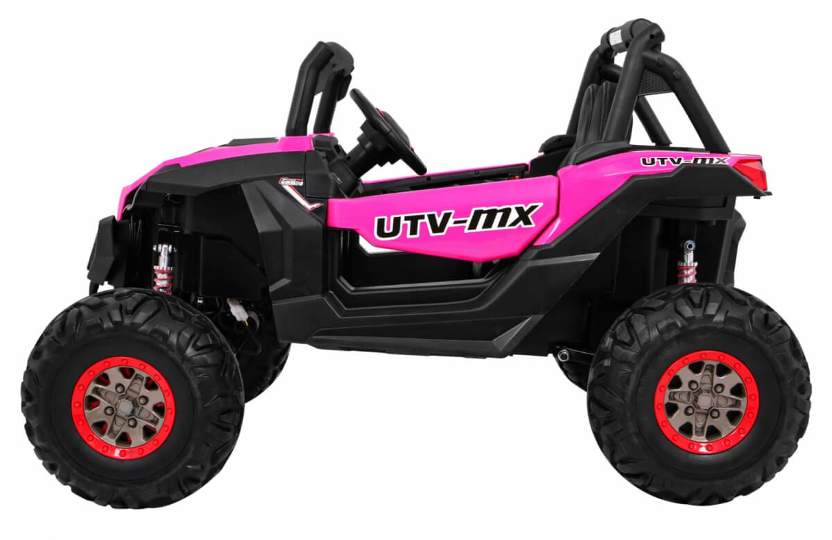 Masinuta electrica pentru copii cu 2 locuri UTV BUGGY POWER 180W 4x4 (ХМХ-603) Roz - Autokids.ro - poza 3