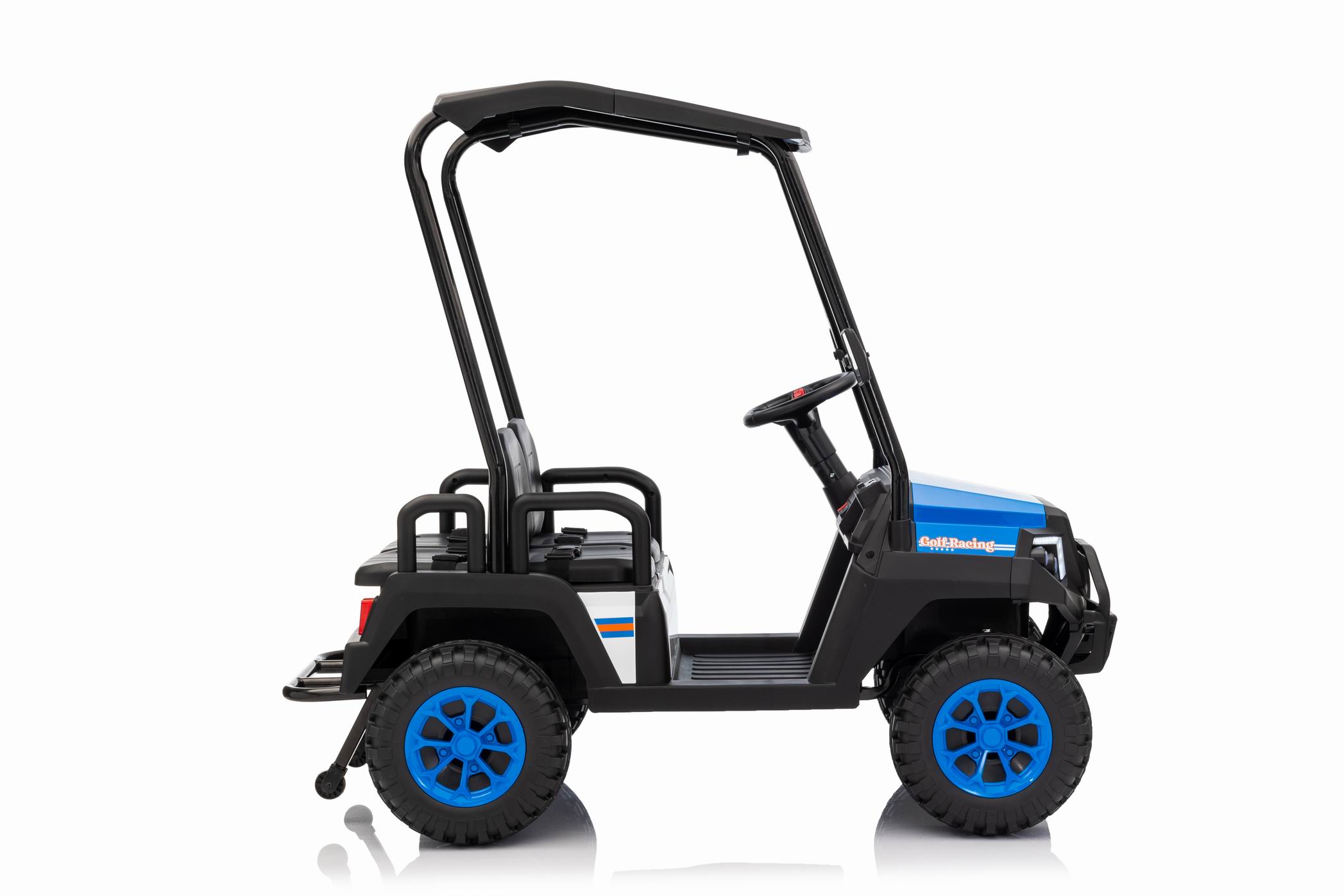 Masinuta electrica pentru copii cu 4 locuri UTV Champion Lux 24V 400W 4x4 (650R) Albastru - Autokids.ro - poza 2
