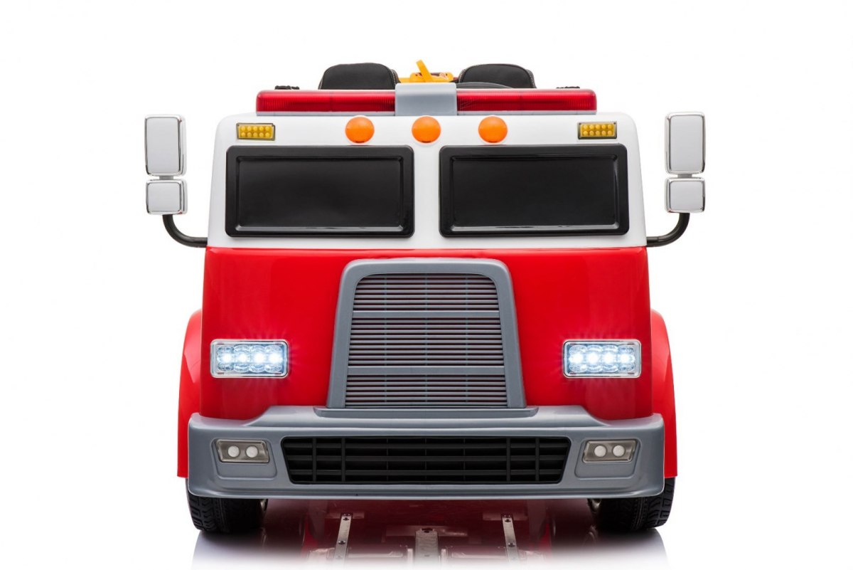 Masinuta electrica pentru copii de POMPIERI cu 2 locuri (911) Rosu - Autokids.ro - poza 2