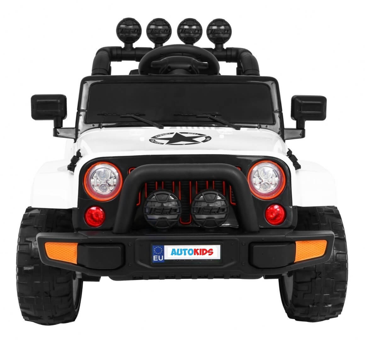 Masinuta electrica pentru copii FULL TIME 4WD (7588) 4x4, Alb - Autokids.ro - poza 3