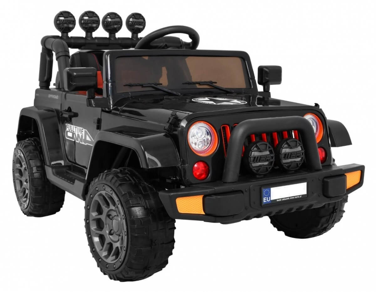 Masinuta electrica pentru copii FULL TIME 4WD (7588) 4x4, Negru - Autokids.ro - poza 5