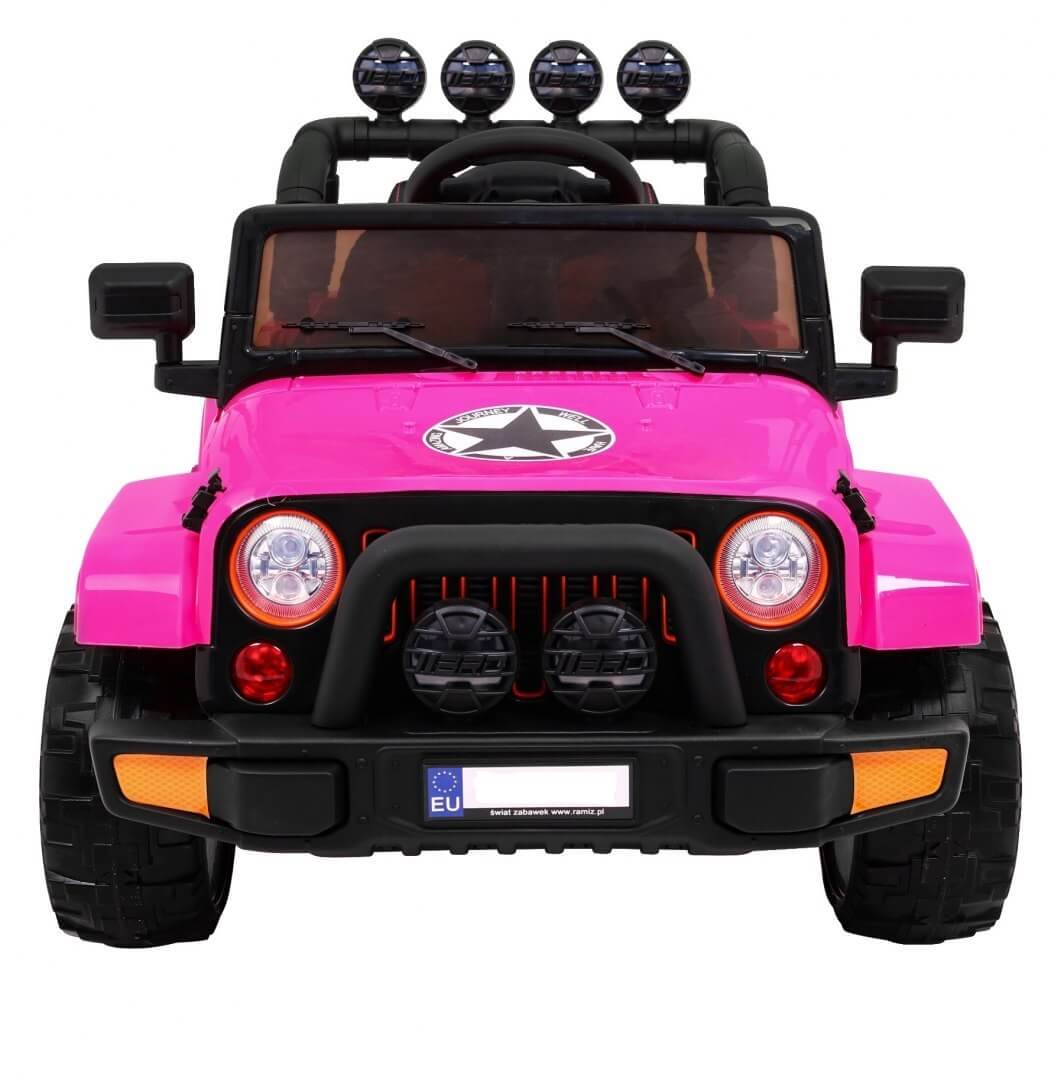 Masinuta electrica pentru copii FULL TIME 4WD (7588) 4x4 Roz - Autokids.ro - poza 3