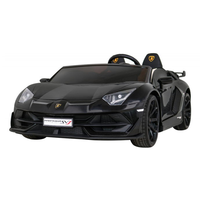 Masinuta electrica pentru copii Lamborghini Aventador SVJ Roadster 24V 500W Drift cu 2 locuri viteza maxima 13km/h (2028-drift) Negru - Autokids.ro - poza 1