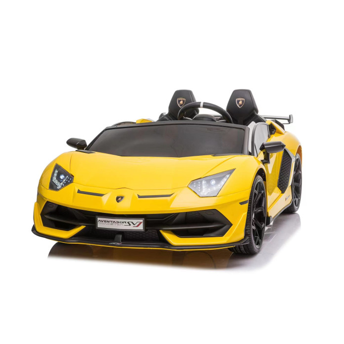 Masinuta electrica pentru copii Lamborghini Aventador SVJ Roadster 24V Drift cu 2 locuri (2028-drift) Galben - Autokids.ro - poza 1
