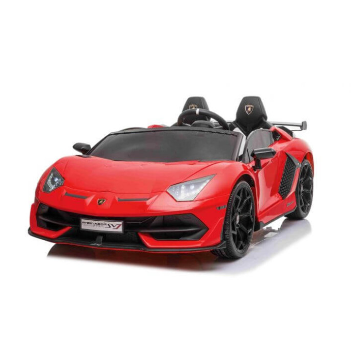 Masinuta electrica pentru copii Lamborghini Aventador SVJ Roadster 24V Drift cu 2 locuri (2028-drift) Rosu - Autokids.ro