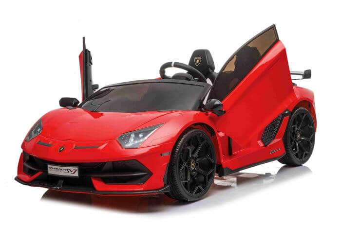 Masinuta electrica pentru copii Lamborghini Aventador SVJ Roadster 24V Drift cu 2 locuri (2028-drift) Rosu - Autokids.ro - poza 5