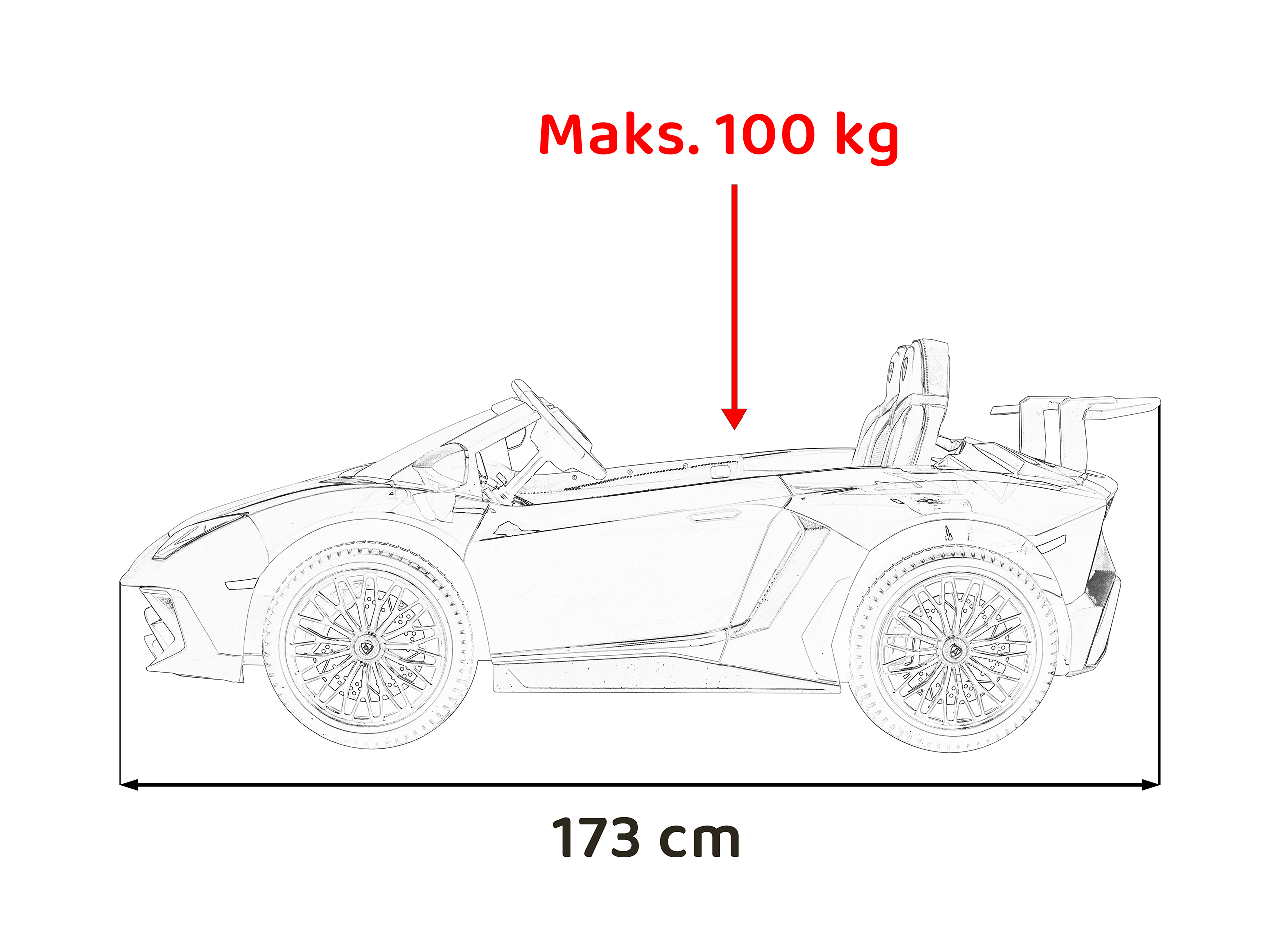 Masinuta electrica pentru copii mari Lamborghini Aventador SV, 2 locuri cu sarcina pana la 100kg si viteza max 15km/h (8803) Alb - Autokids.ro - poza 2