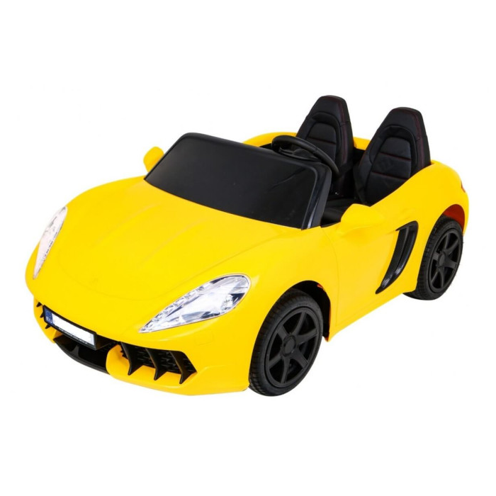 Masinuta electrica pentru copii mari 'PERFECTA', 2 locuri cu sarcina pana la 100kg si viteza max 15km/h (A021) Galben - Autokids.ro - poza 1