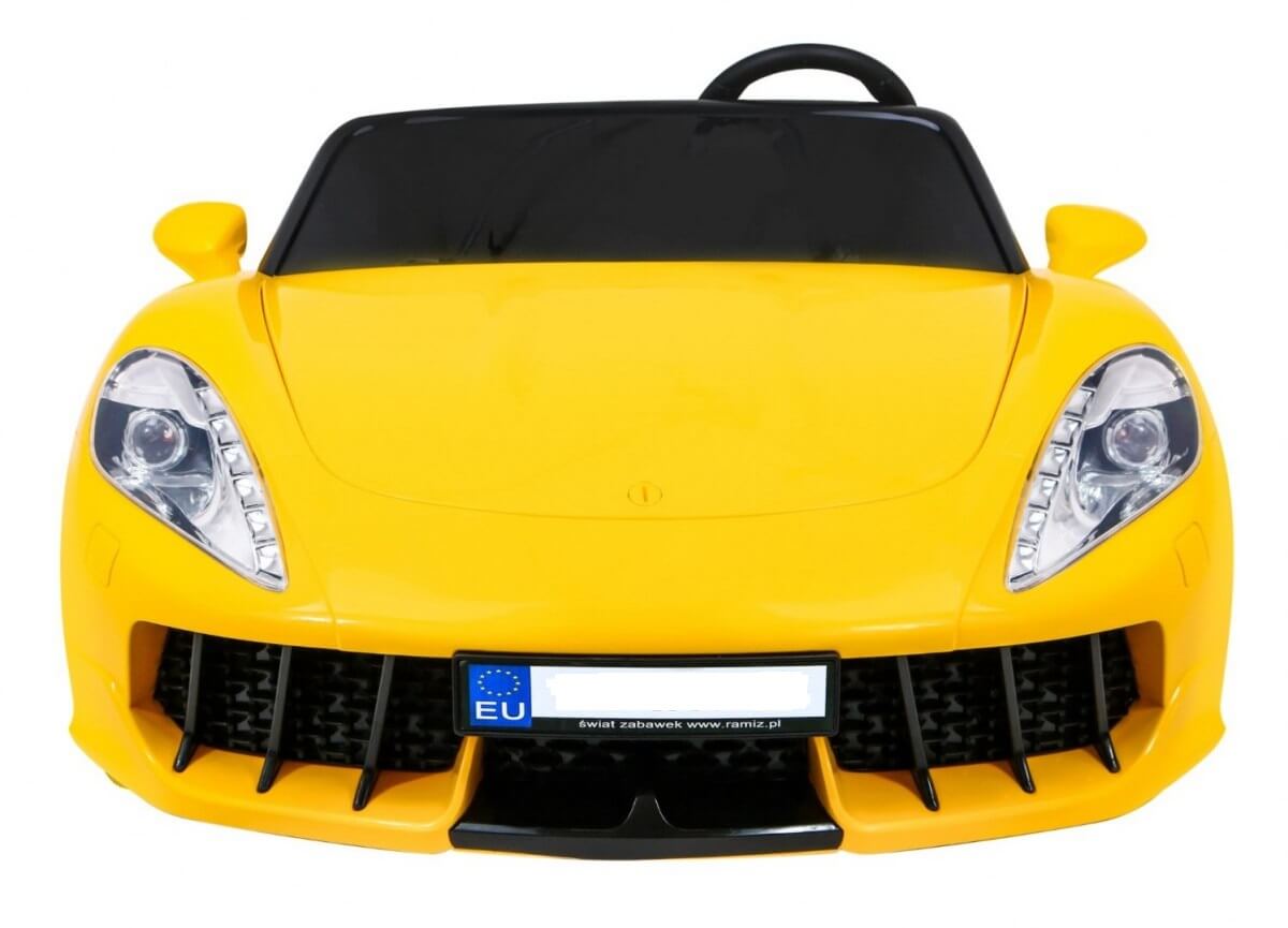 Masinuta electrica pentru copii mari 'PERFECTA', 2 locuri cu sarcina pana la 100kg si viteza max 15km/h (A021) Galben - Autokids.ro - poza 2