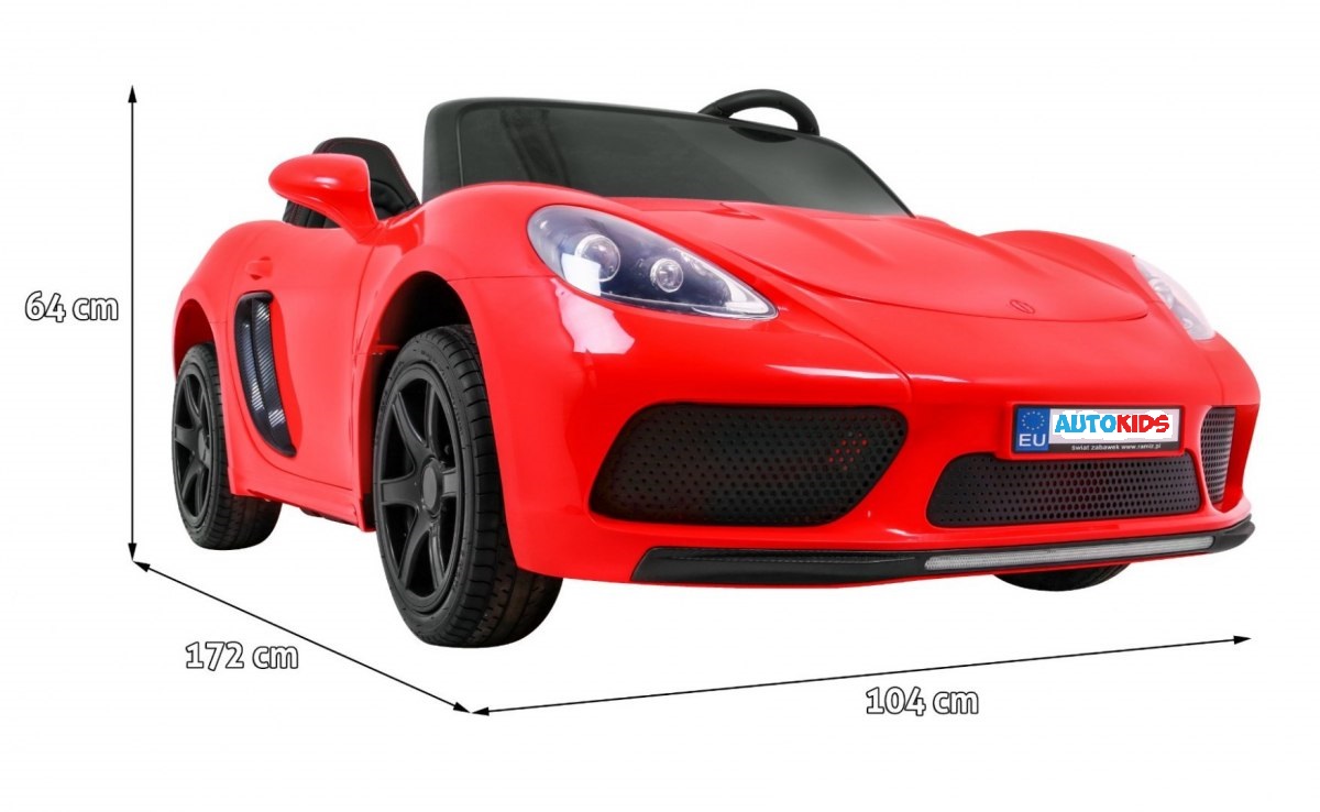 Masinuta electrica pentru copii mari 'PERFECTA', 2 locuri cu sarcina pana la 100kg si viteza max 15km/h (A021) Rosu - Autokids.ro - poza 2