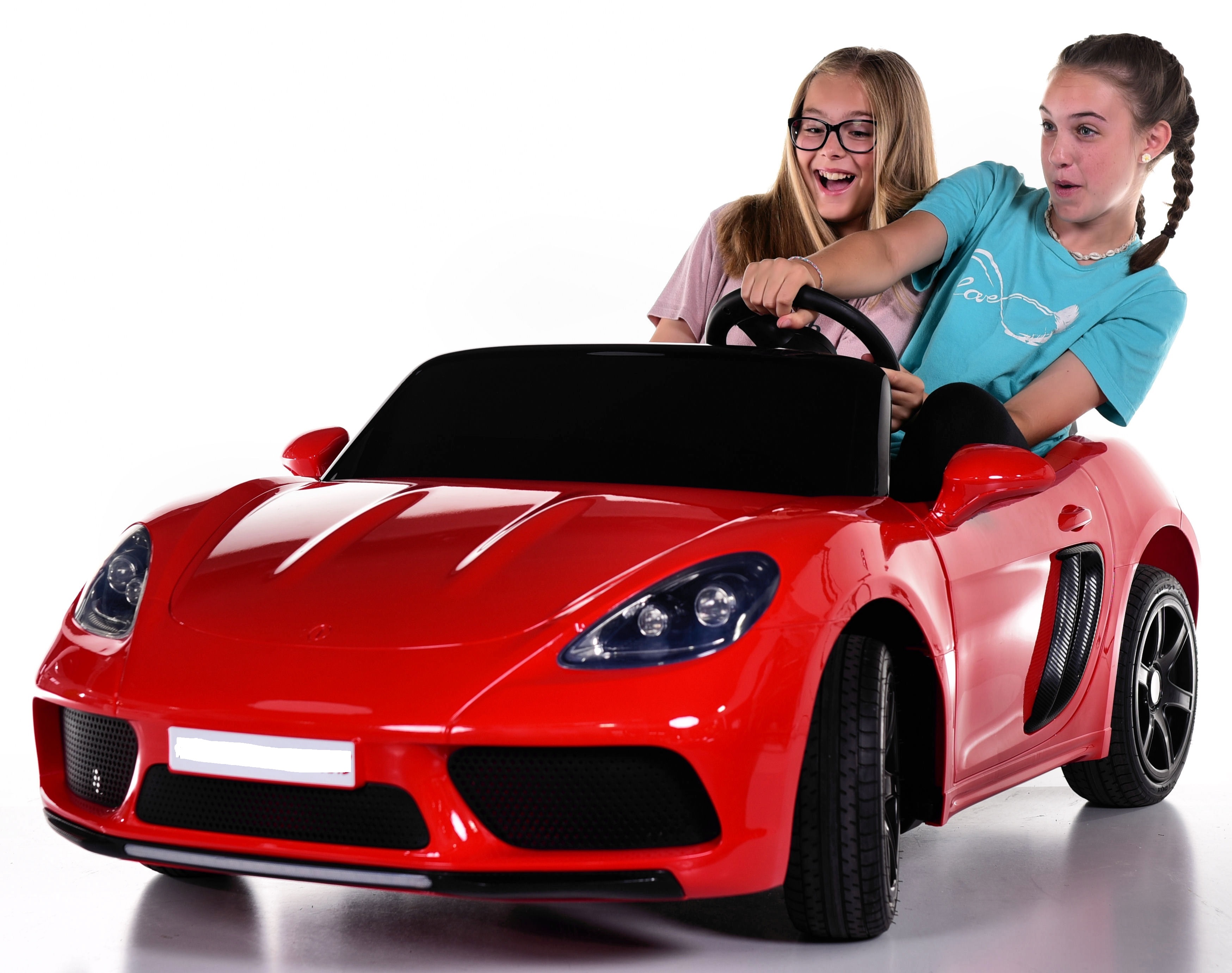 Masinuta electrica pentru copii mari 'PERFECTA', 2 locuri cu sarcina pana la 100kg si viteza max 15km/h (A021) Rosu - Autokids.ro - poza 3