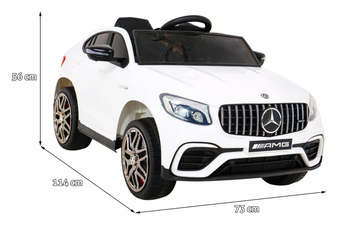 Masinuta electrica pentru copii Mercedes AMG GLC63s 4x4 (5688) Alb - Autokids.ro - poza 2