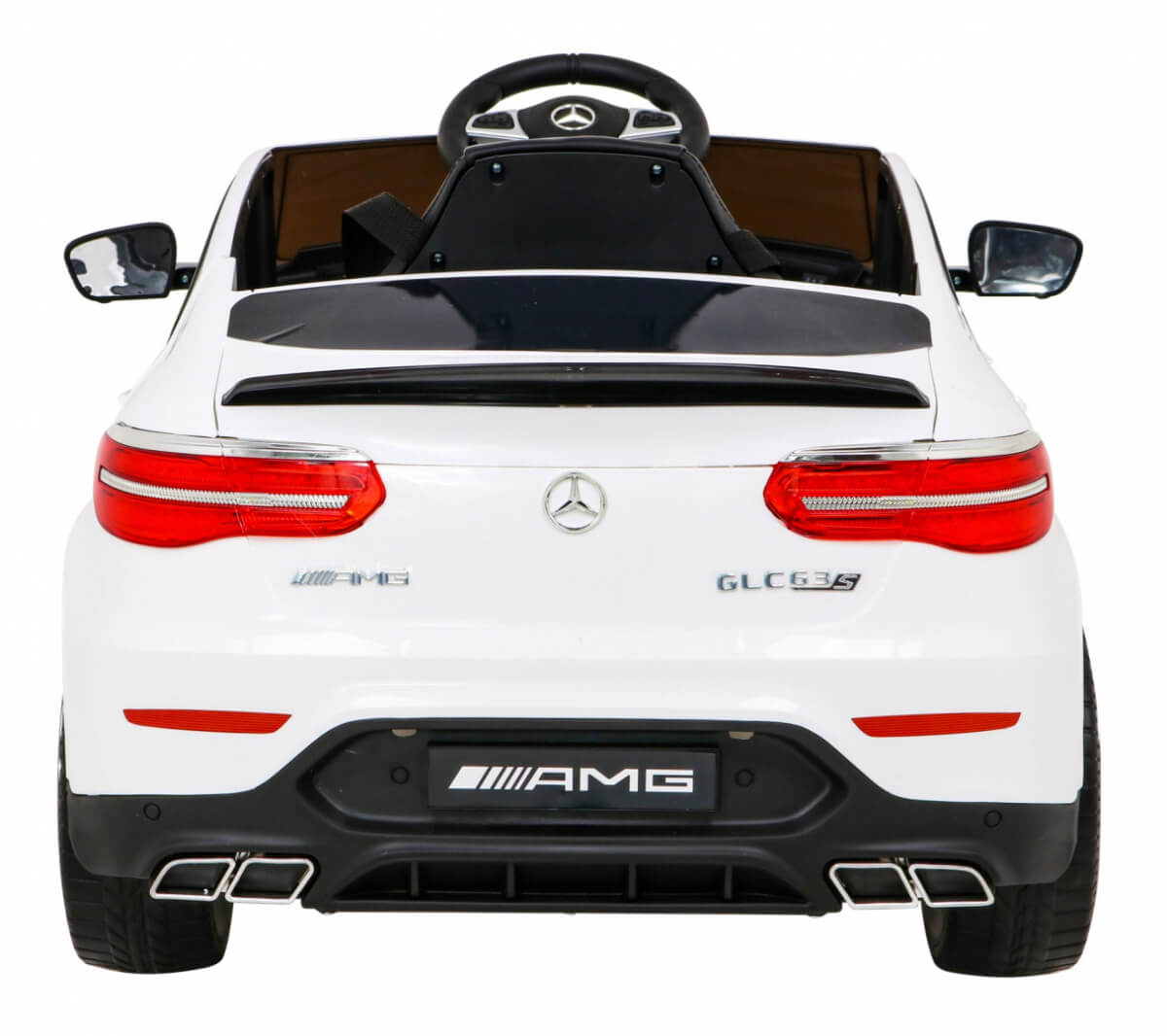 Masinuta electrica pentru copii Mercedes AMG GLC63s 4x4 (5688) Alb - Autokids.ro - poza 4