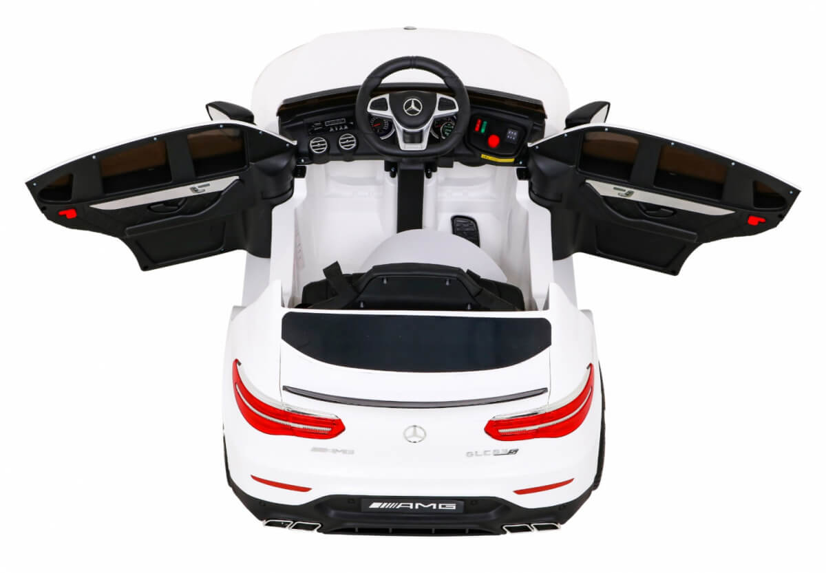 Masinuta electrica pentru copii Mercedes AMG GLC63s 4x4 (5688) Alb - Autokids.ro - poza 5