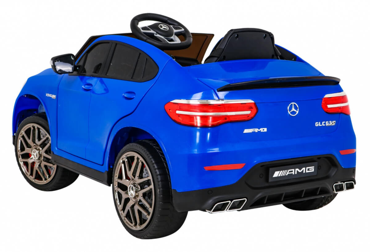 Masinuta electrica pentru copii Mercedes AMG GLC63s 4x4 (5688) Albastru - Autokids.ro - poza 4