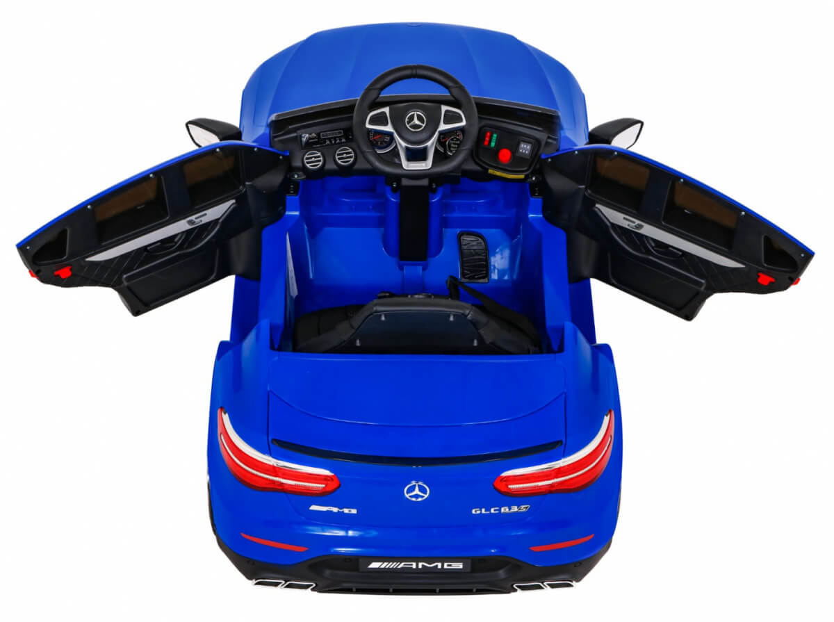 Masinuta electrica pentru copii Mercedes AMG GLC63s 4x4 (5688) Albastru - Autokids.ro - poza 5