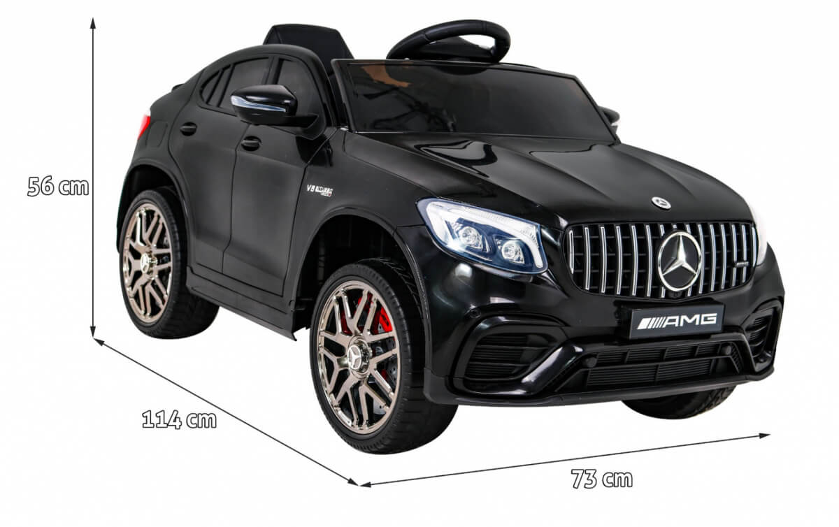 Masinuta electrica pentru copii Mercedes AMG GLC63s 4x4 (5688) Negru - Autokids.ro - poza 2