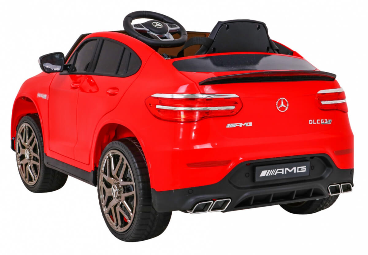 Masinuta electrica pentru copii Mercedes AMG GLC63s 4x4 (5688) Rosu - Autokids.ro - poza 4