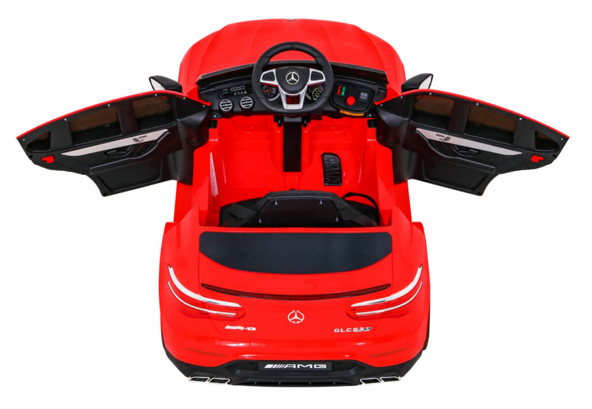 Masinuta electrica pentru copii Mercedes AMG GLC63s 4x4 (5688) Rosu - Autokids.ro - poza 5