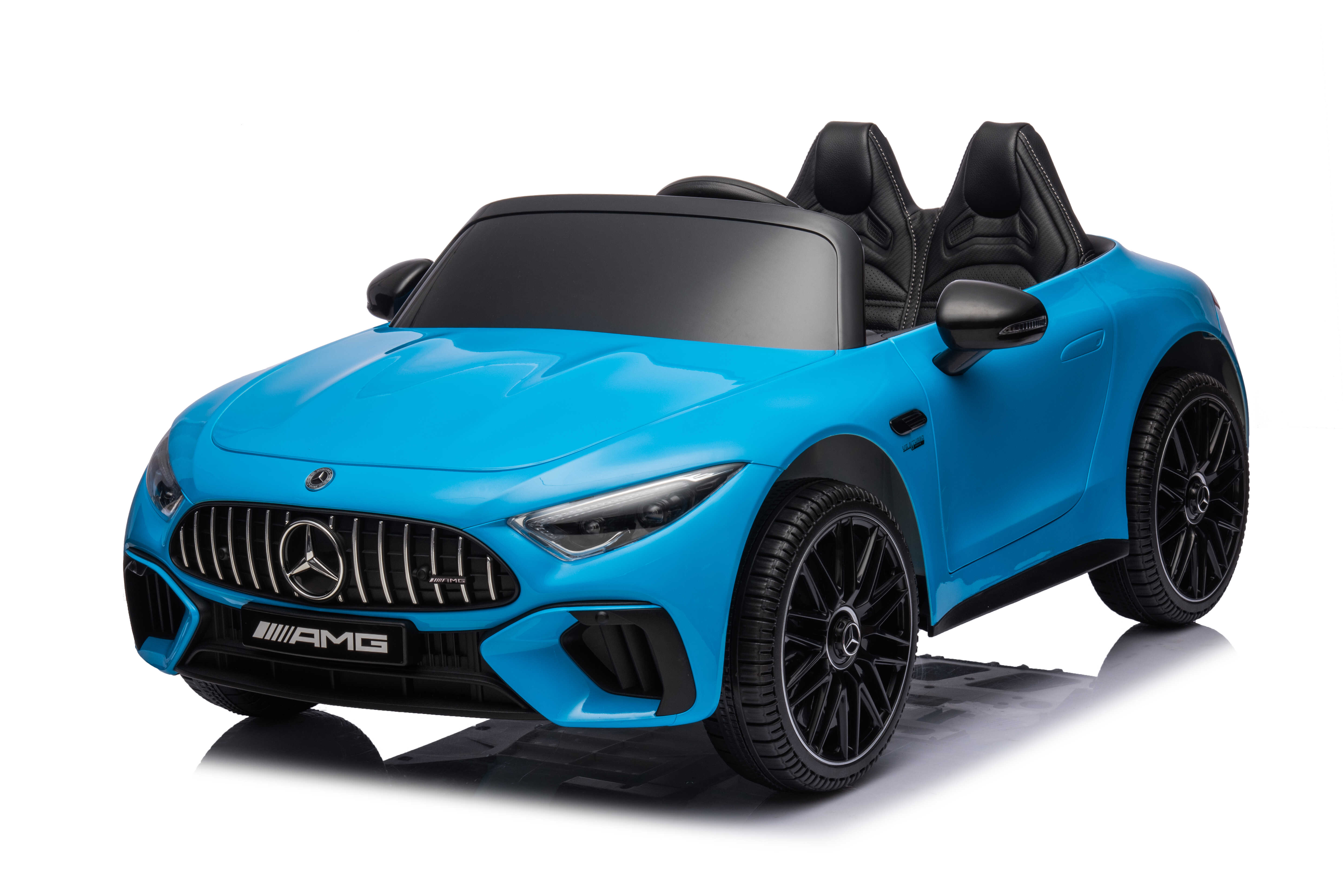 Masinuta electrica pentru copii Mercedes Benz AMG SL63 4x4 12V 200W (SL63) Albastru metalizat - Autokids.ro - poza 1