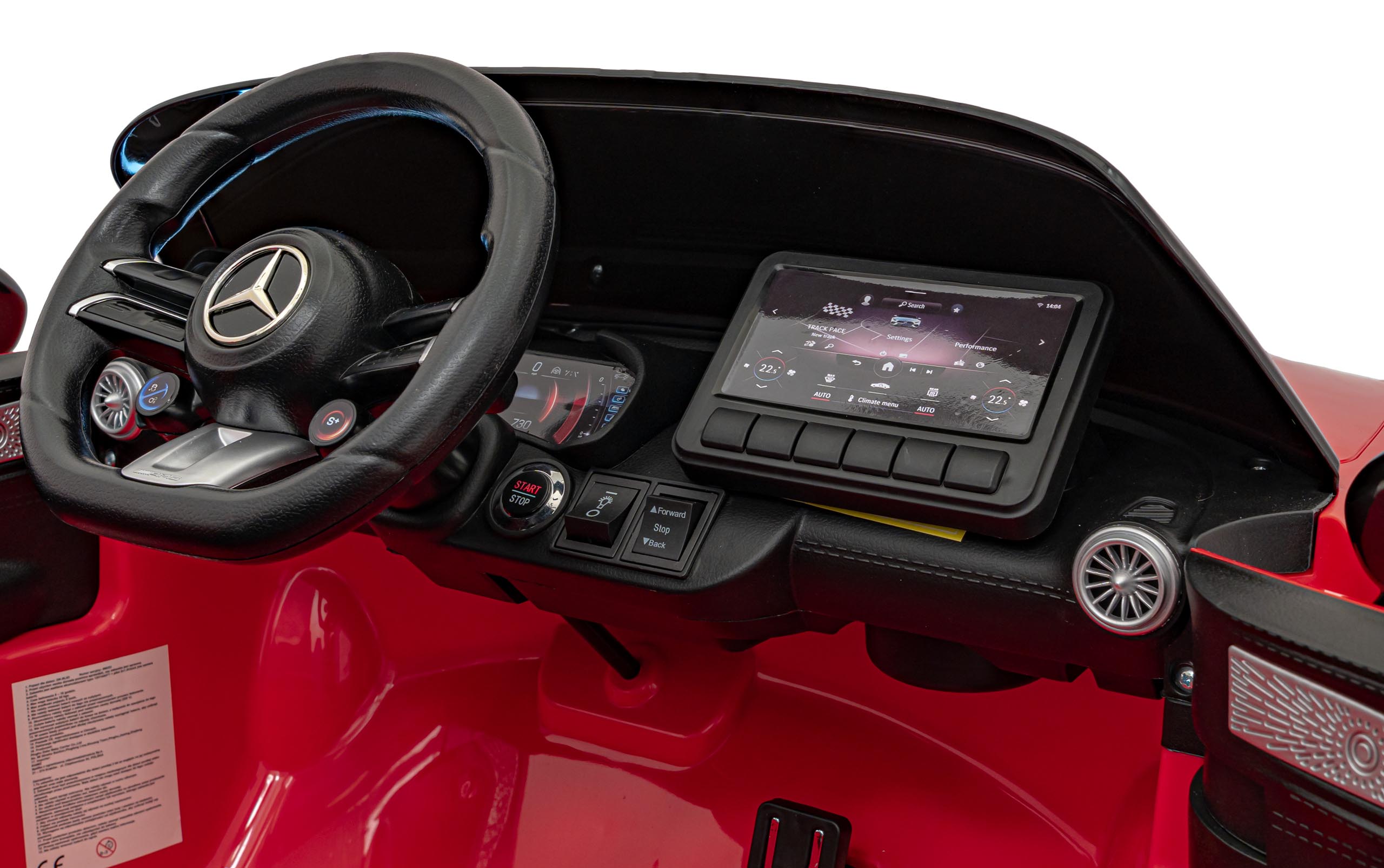 Masinuta electrica pentru copii Mercedes Benz AMG SL63 4x4 12V 200W (SL63) Rosu - Autokids.ro - poza 4